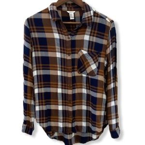 Button down flannel shirt